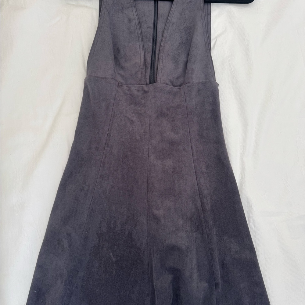 Wilfred Charcoal Suede Dress